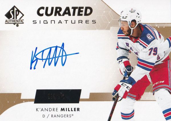 AUTO karta K´ANDRE MILLER 22-23 SP Authentic Curated Signatures /199
